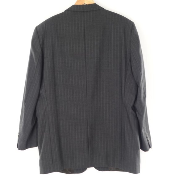 Men's 48 Long  Paul Dione  Grey Wool Suit Coat Jacket - Picture 2 of 11
